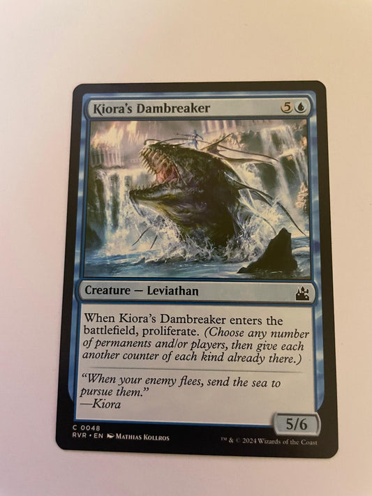 Kiora's Dambreaker 48 Common Ravnica Remastered Magic: The Gathering Near Mint