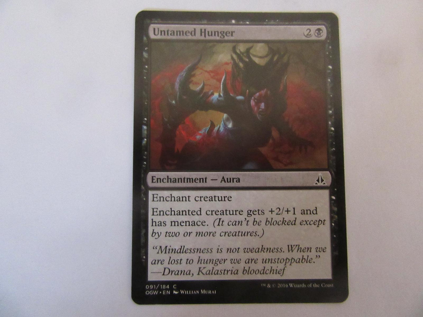 Untamed Hunger 91 Oath of the Gatewatch NM