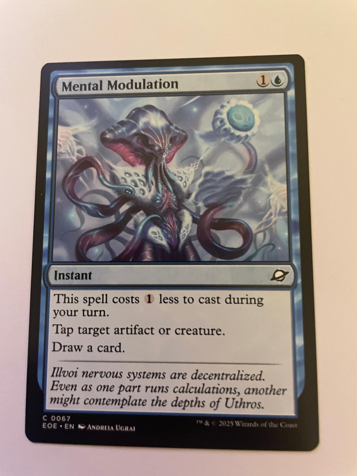 Mental Modulation 67 Common Edge of Eternities Magic: The Gathering Near Mint