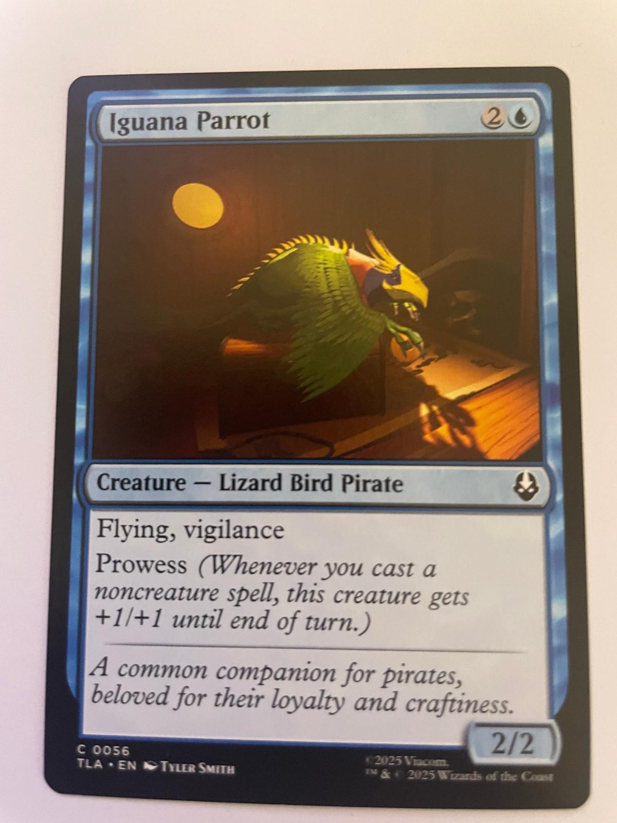 Iguana Parrot 56 Common Avatar: The Last Airbender Magic: The Gathering NM