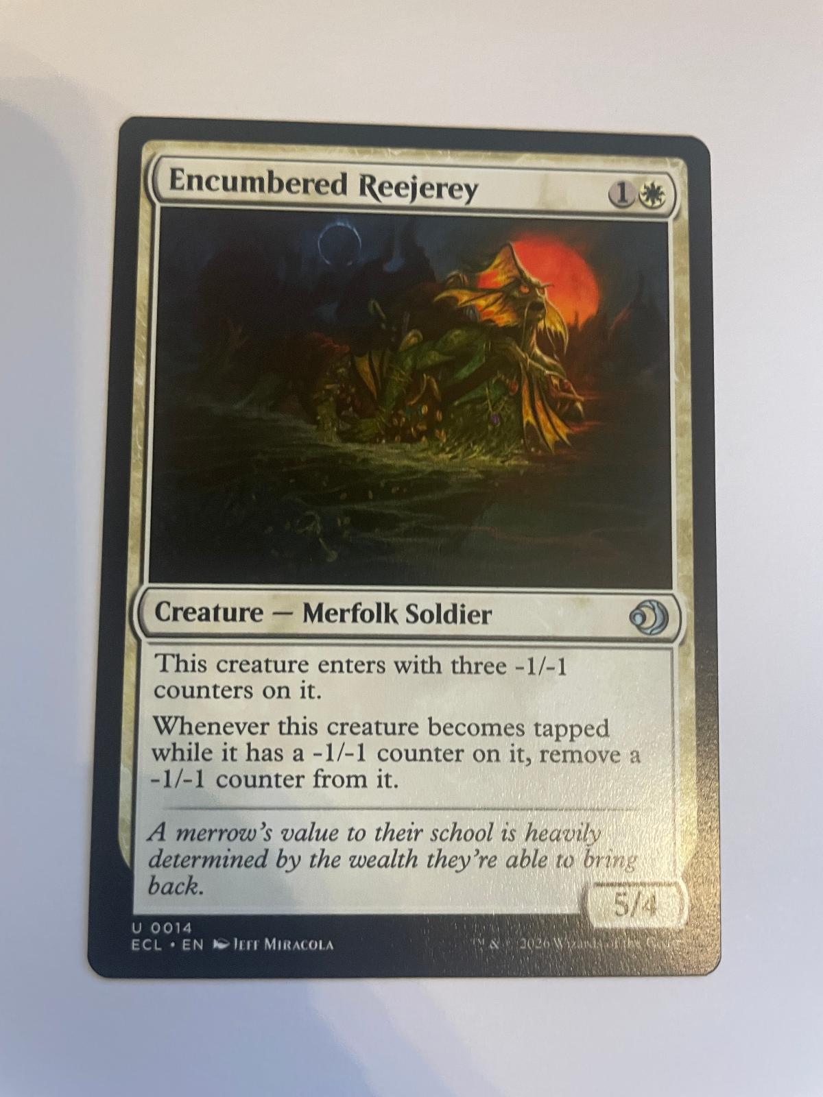 Encumbered Reejerey 14 Lorwyn Eclipsed ECL NM
