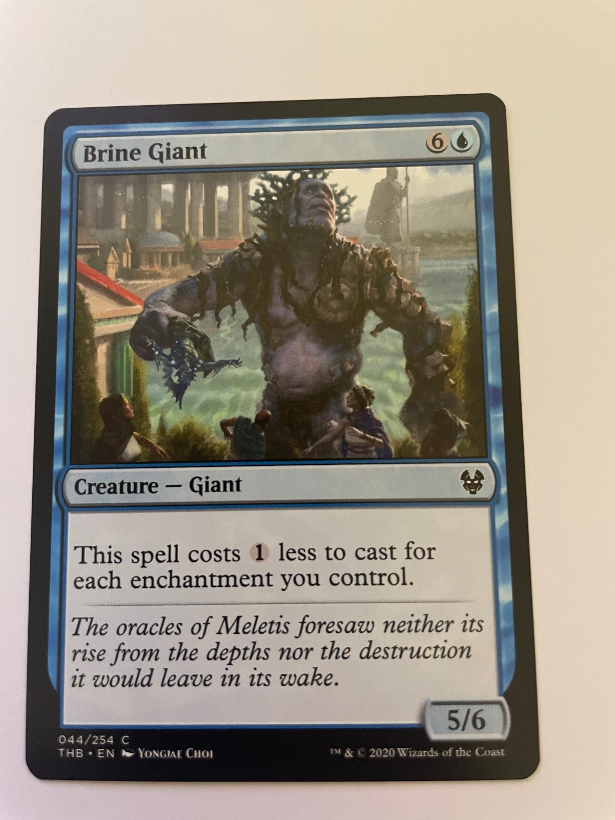 Brine Giant 44 Common Theros Beyond Death Magic: The Gathering Near Mint