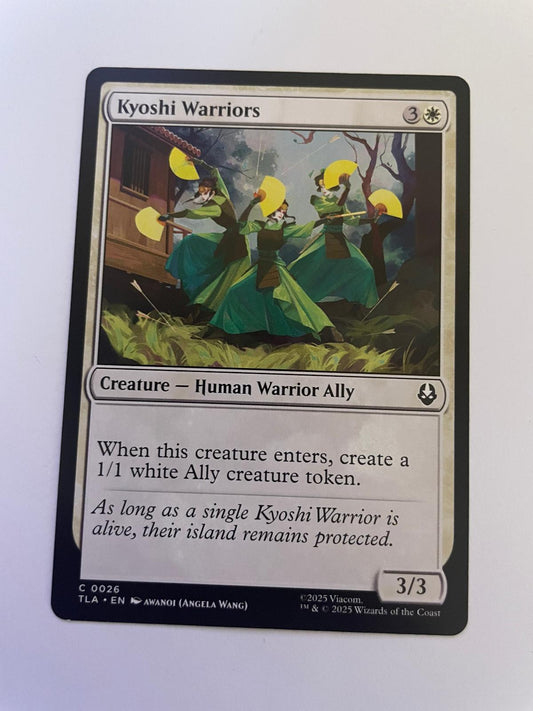 Kyoshi Warriors 26 Common Avatar: The Last Airbender Magic: The Gathering NM