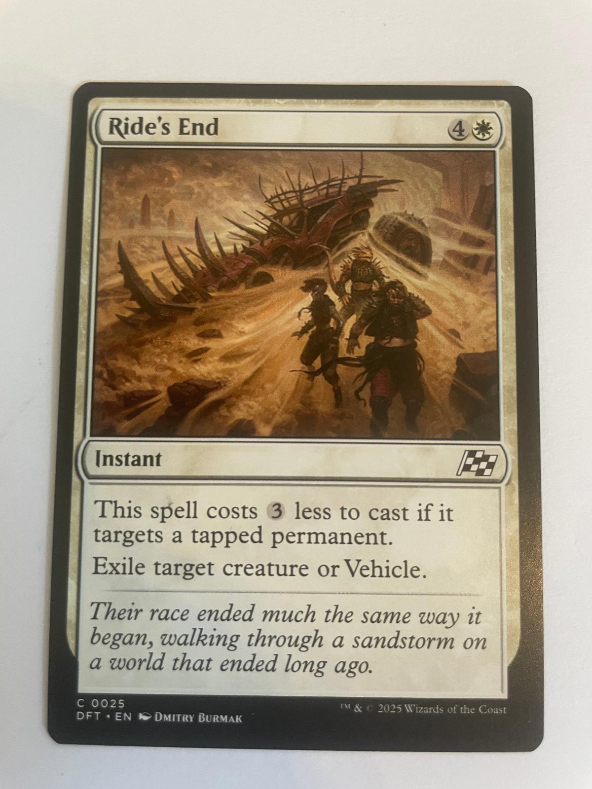 Ride's End 25 Aetherdrift NM