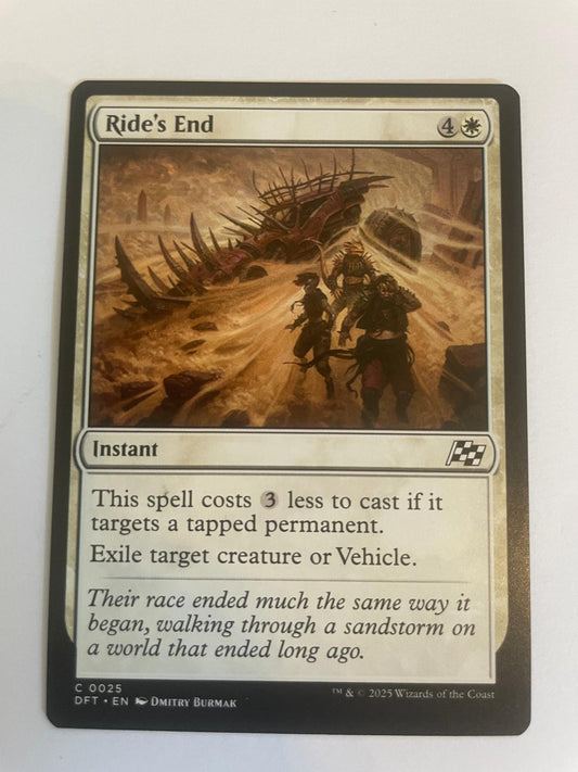 Ride's End 25 Aetherdrift NM