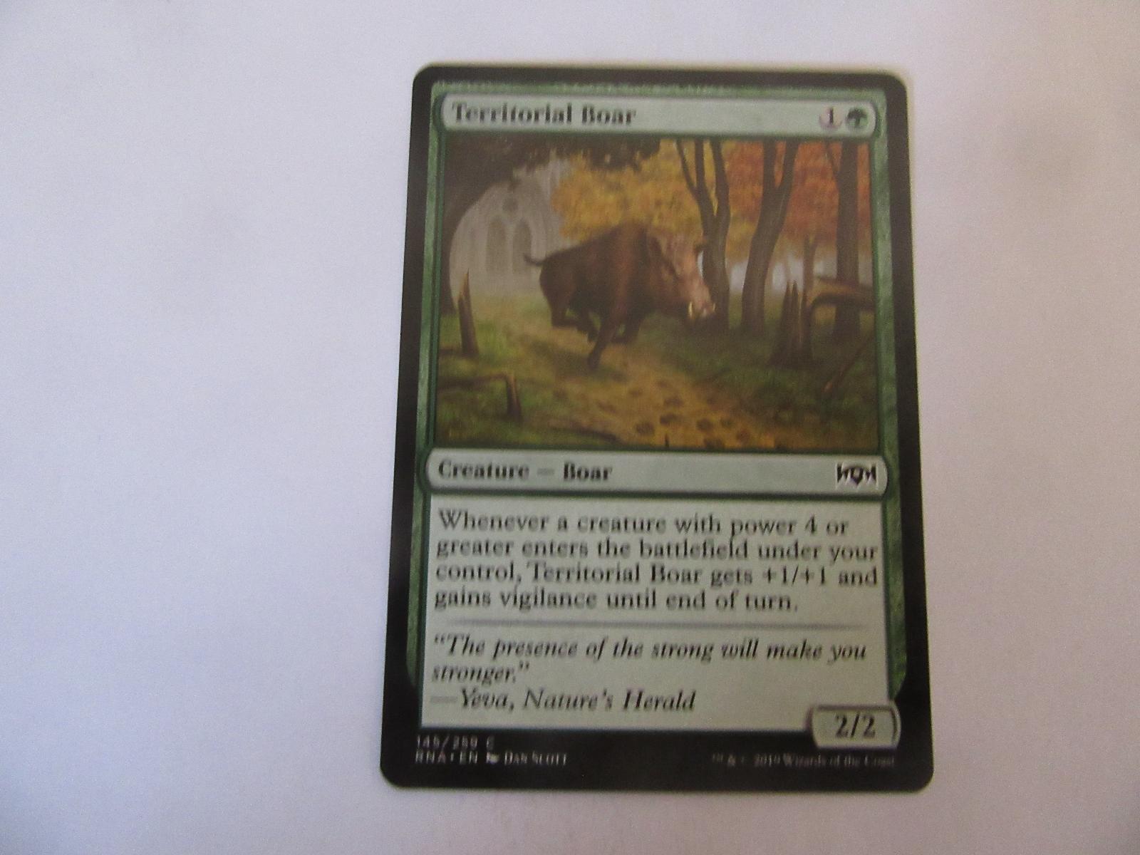 Territorial Boar 145 Ravnica Allegiance NM