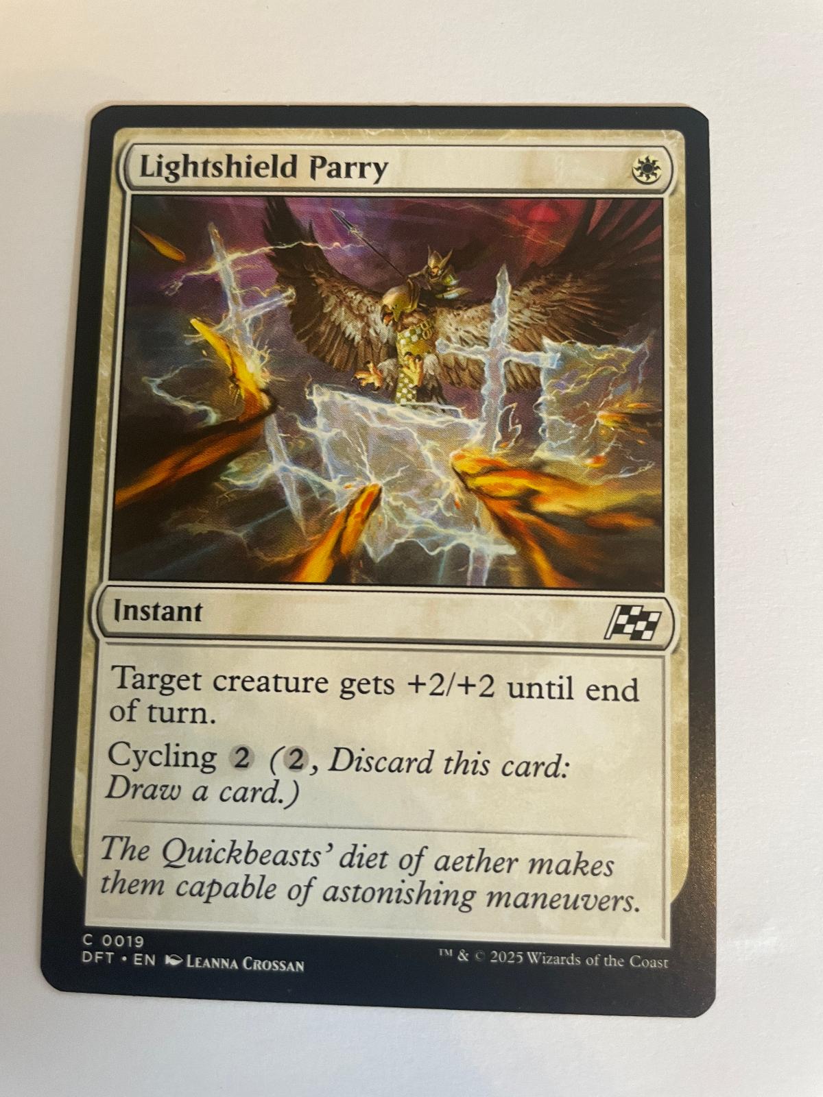 Lightshield Parry 19 Aetherdrift NM