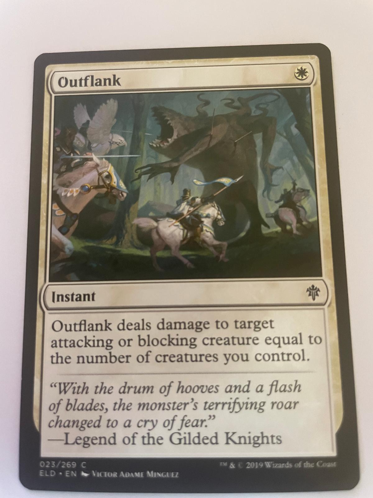 Outflank 23 Common Throne of Eldraine Magic: The Gathering Near Mint