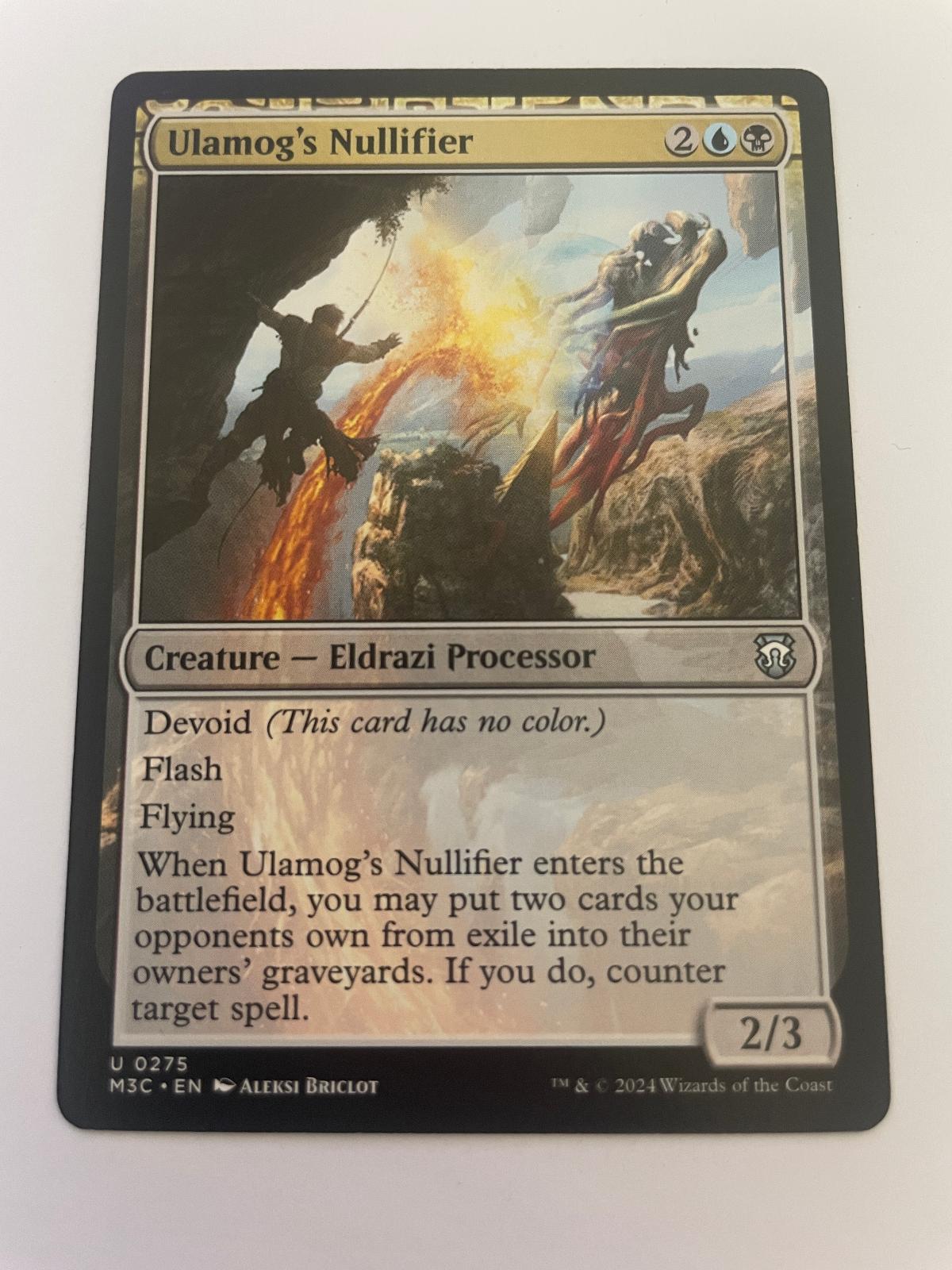 Ulamog's Nullifier 275 Commander: Modern Horizons 3 Magic: The Gathering NM