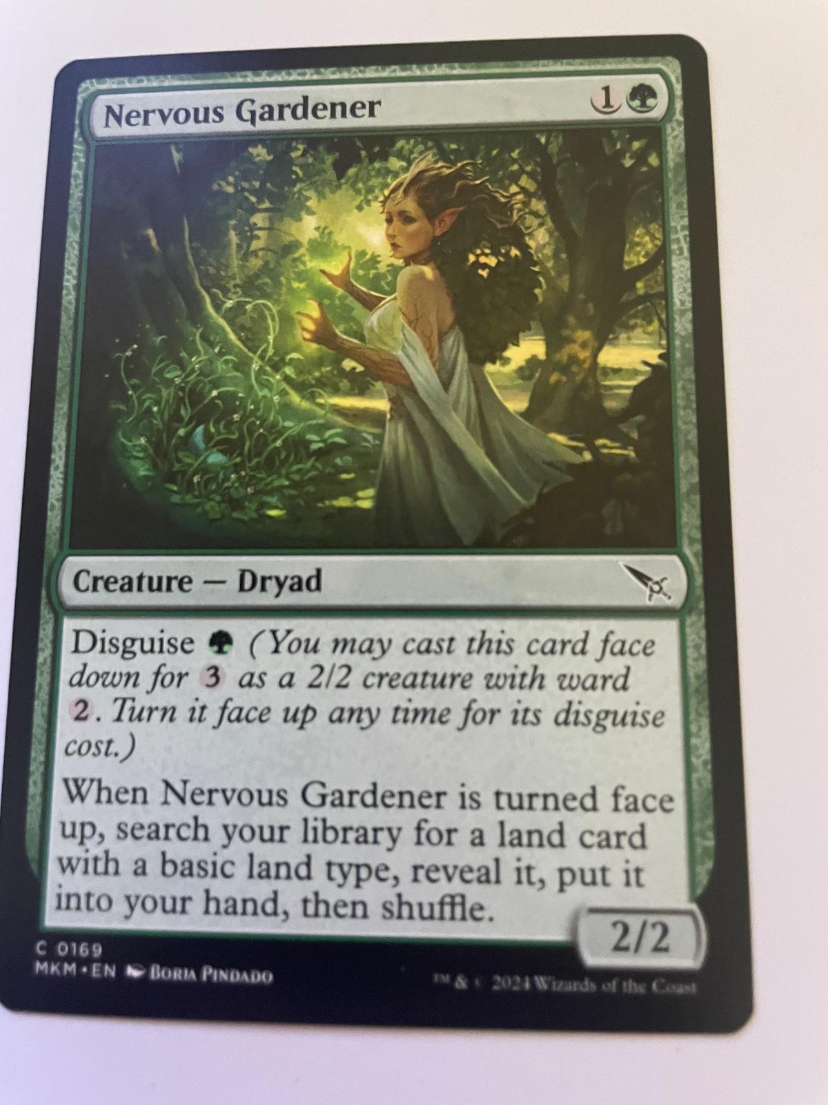 Nervous Gardener 169 Common Murders at Karlov Manor Magic: The Gathering NM