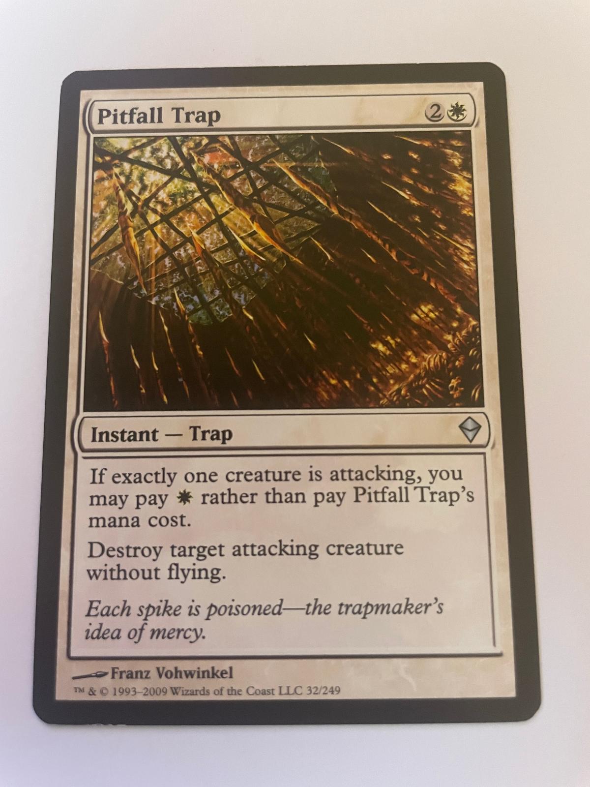 Pitfall Trap 32 Uncommon Zendikar Magic: The Gathering Near Mint