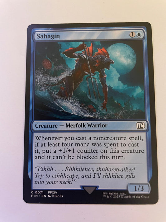 Sahagin 71 Common FINAL FANTASY Magic: The Gathering Near Mint