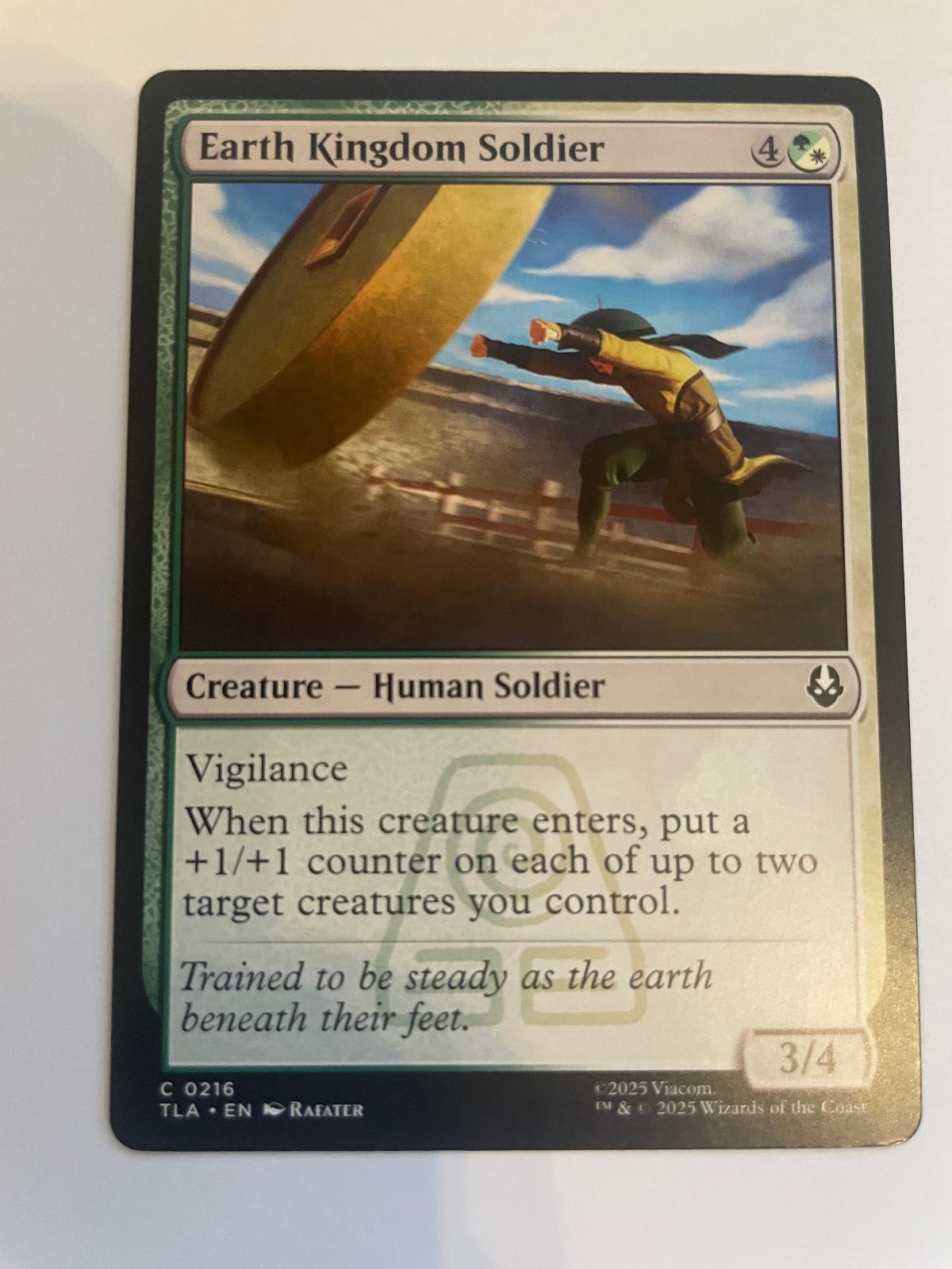 Earth Kingdom Soldier 216 Avatar: The Last Airbender NM