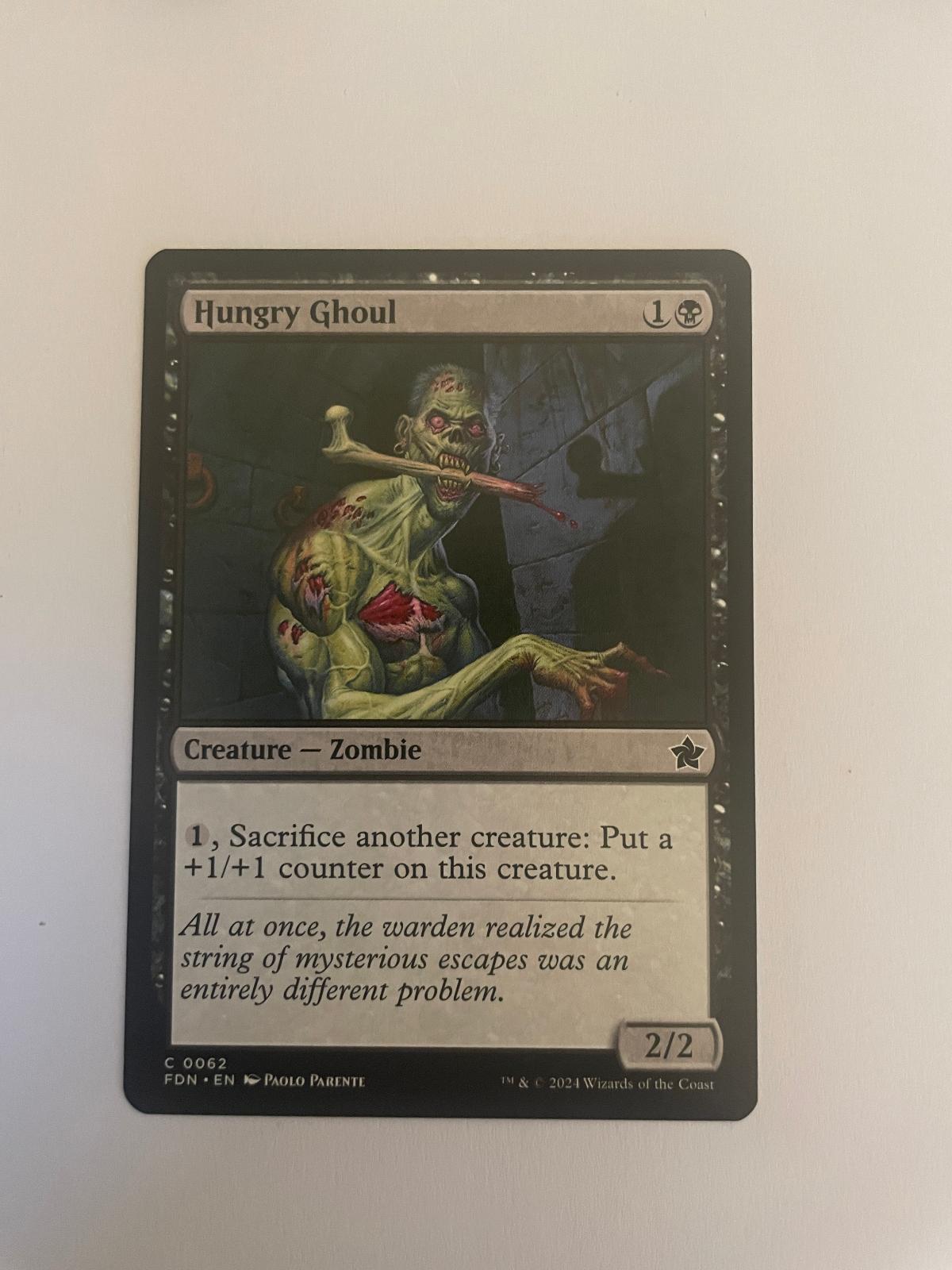 Hungry Ghoul 62 Foundations FDN NM