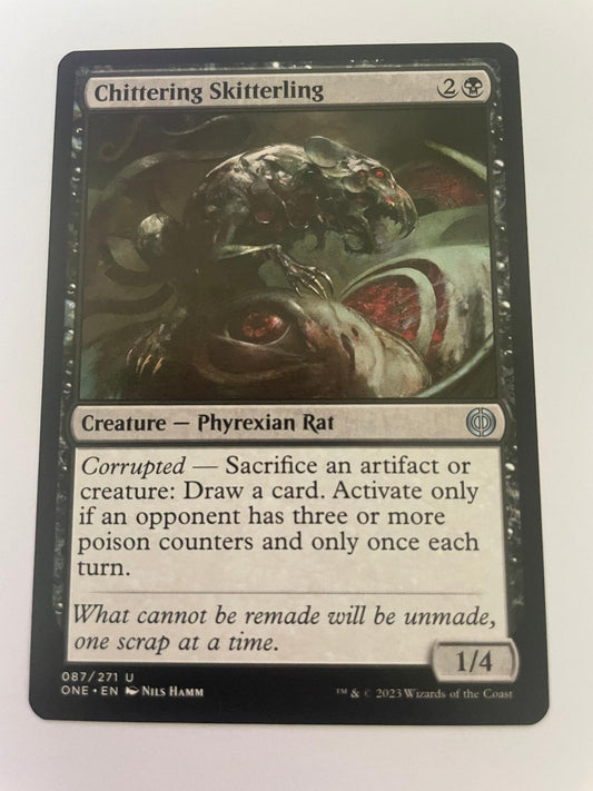 Chittering Skitterling 87 Phyrexia: All Will Be One Magic: The Gathering NM