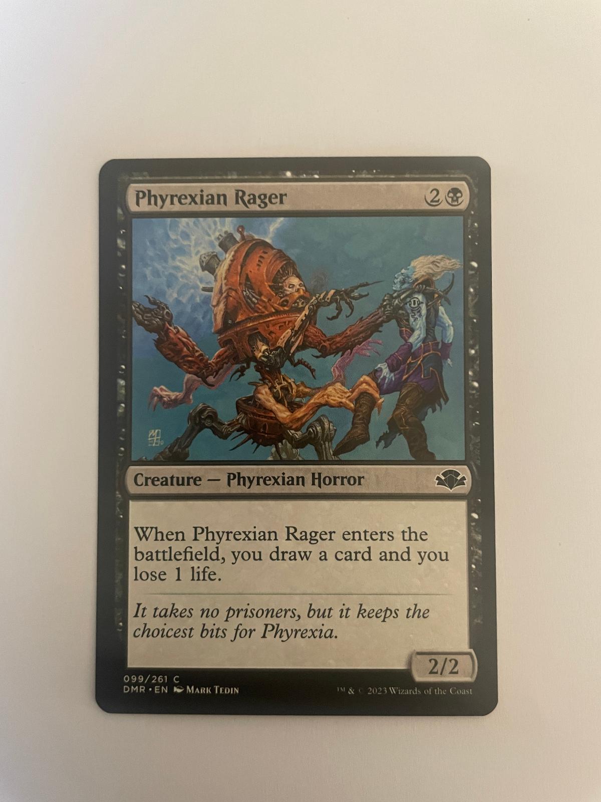 Phyrexian Rager 99 Dominaria Remastered DMR NM