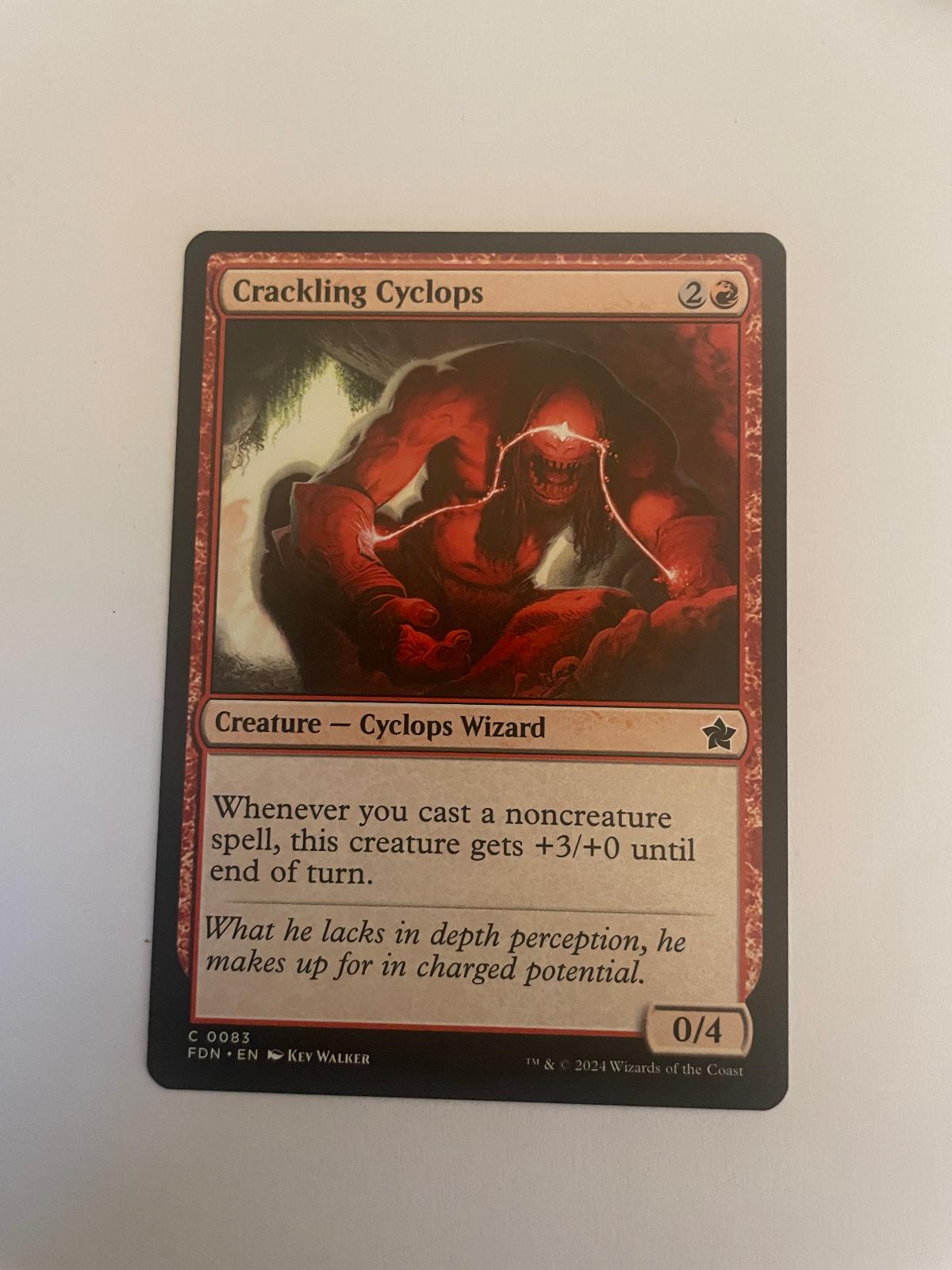 Crackling Cyclops 83 Foundations FDN NM