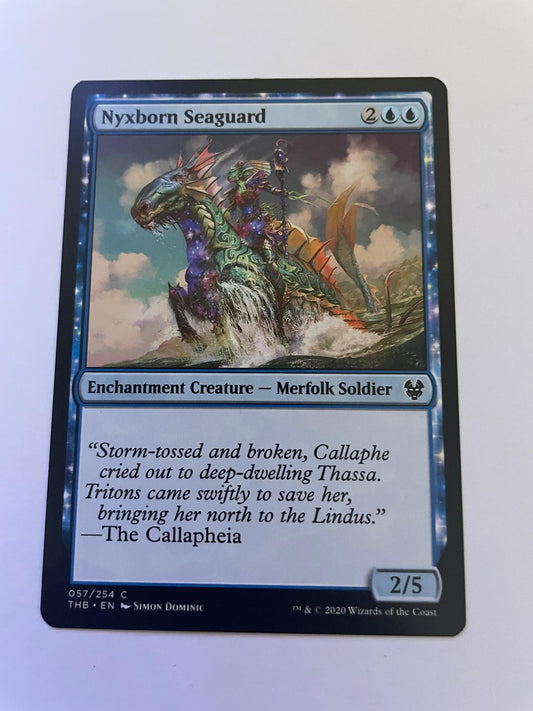 Nyxborn Seaguard 57 Common Theros Beyond Death Magic: The Gathering Near Mint