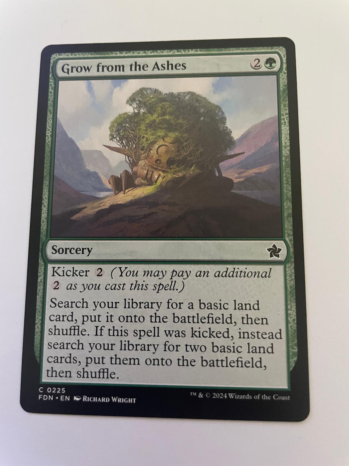 Grow from the Ashes 225 Common Foundations Magic: The Gathering Near Mint