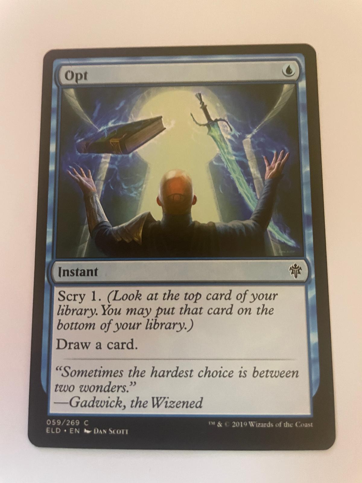 Opt 59 Common Throne of Eldraine Magic: The Gathering Near Mint
