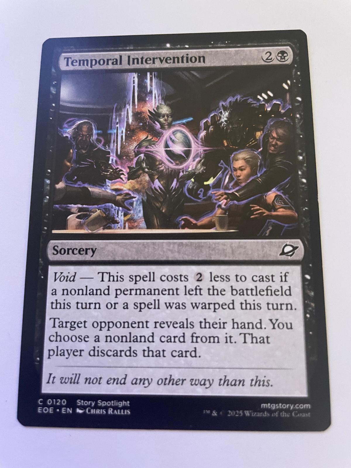 Temporal Intervention 120 Common Edge of Eternities Magic: The Gathering NM