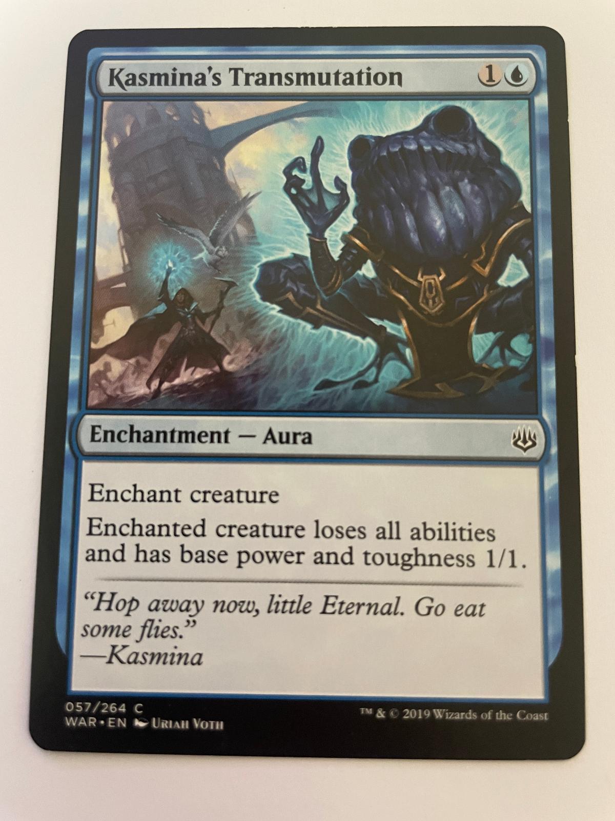Kasmina's Transmutation 57 Common War of the Spark Magic: The Gathering NM