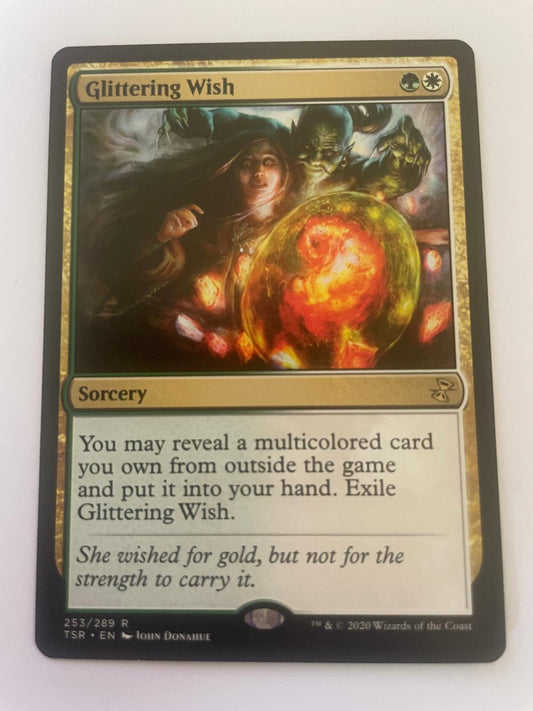 Glittering Wish 253 Rare Time Spiral: Remastered Magic: The Gathering Near Mint