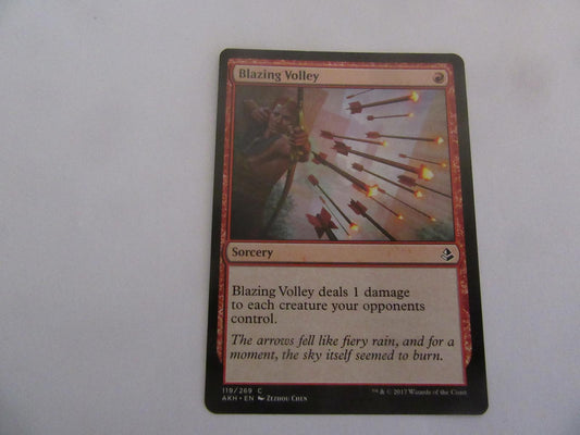 Blazing Volley 119 Amonkhet NM