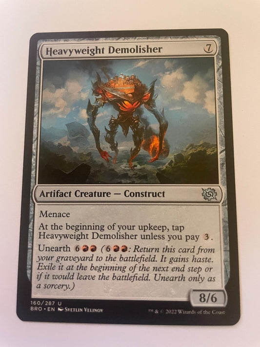 Heavyweight Demolisher 160 Uncommon The Brothers' War Magic: The Gathering NM