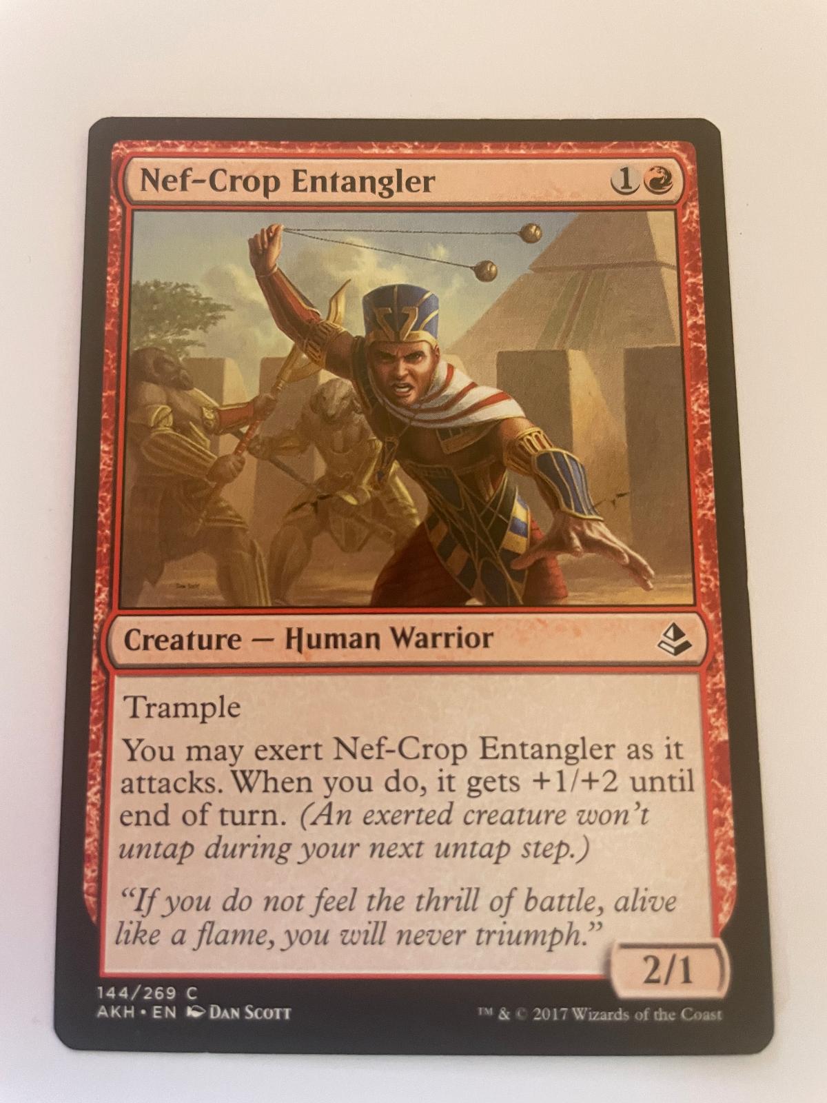 Nef-Crop Entangler 144 Common Amonkhet Magic: The Gathering Near Mint