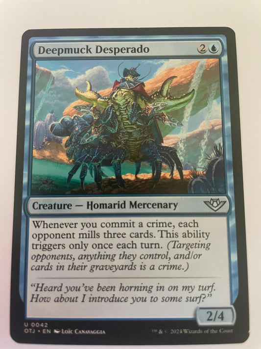 Deepmuck Desperado 42 Outlaws of Thunder Junction Magic: The Gathering NM