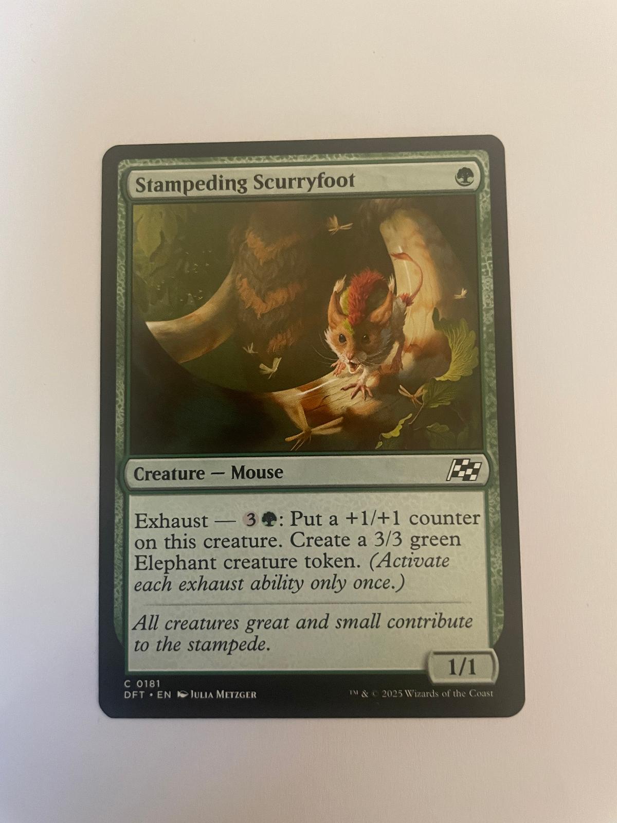Stampeding Scurryfoot 181 Aetherdrift DFT NM