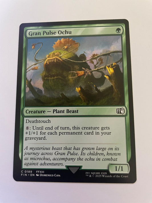 Gran Pulse Ochu 189 Common FINAL FANTASY Magic: The Gathering Near Mint