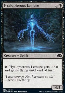 Hyalopterous Lemure