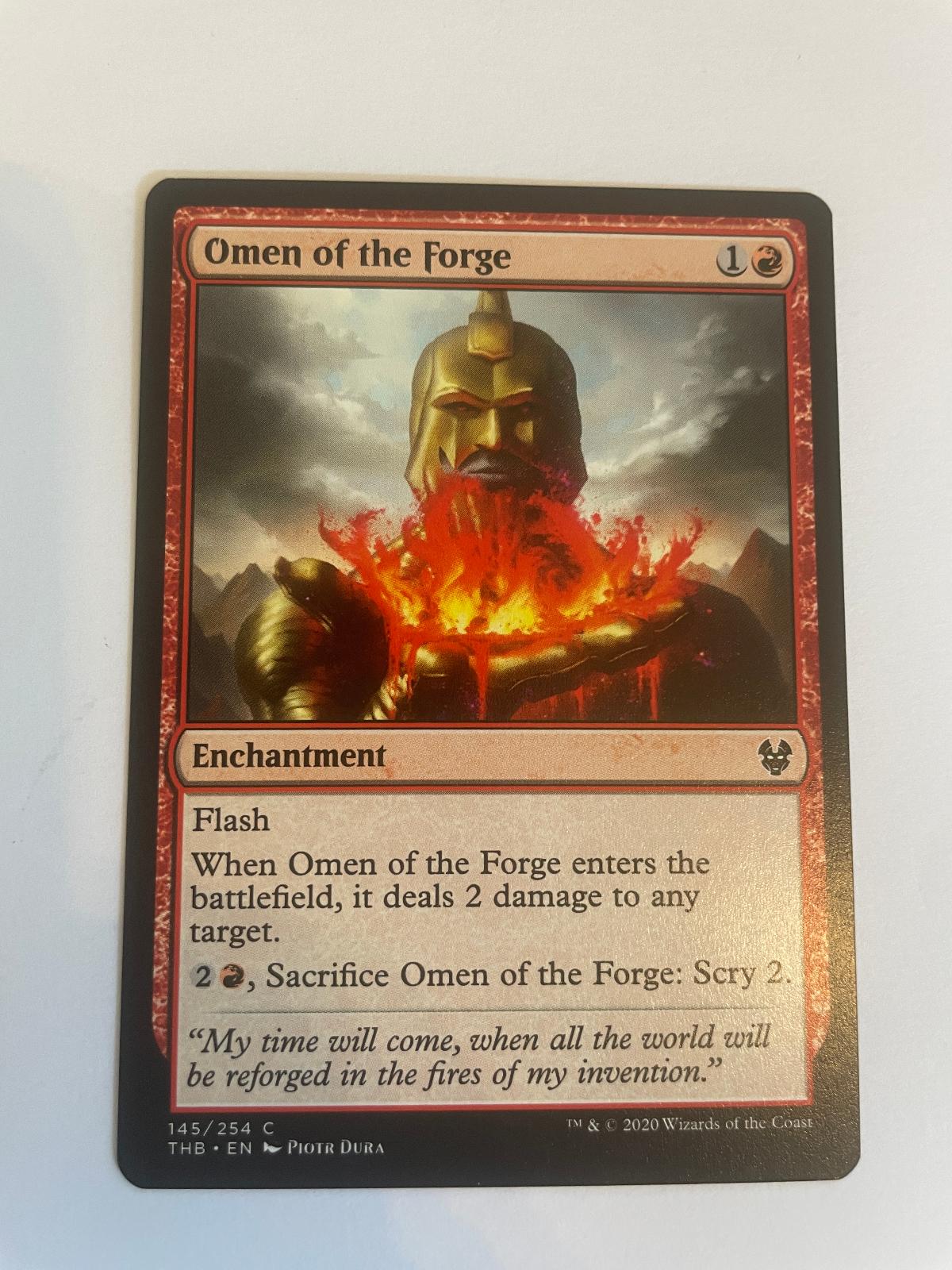 Omen of the Forge 145 Theros Beyond Death NM