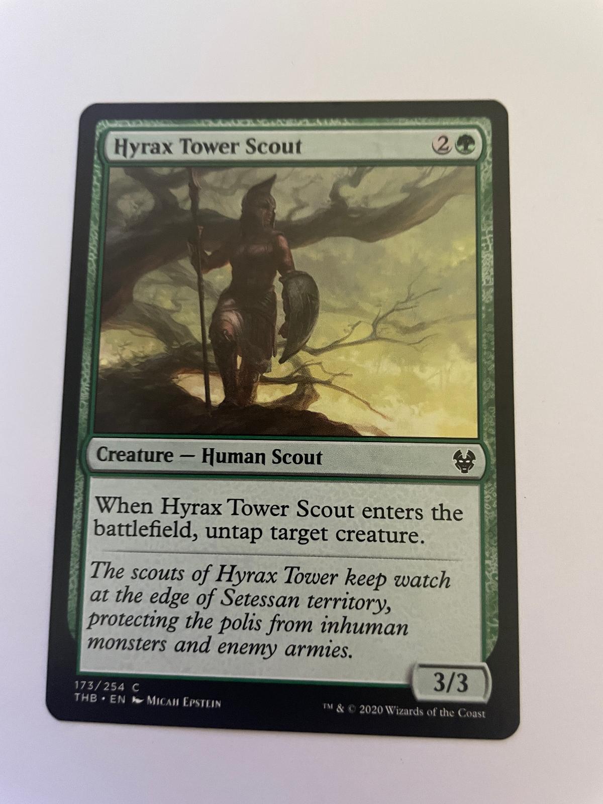 Hyrax Tower Scout 173 Common Theros Beyond Death Magic: The Gathering Near Mint