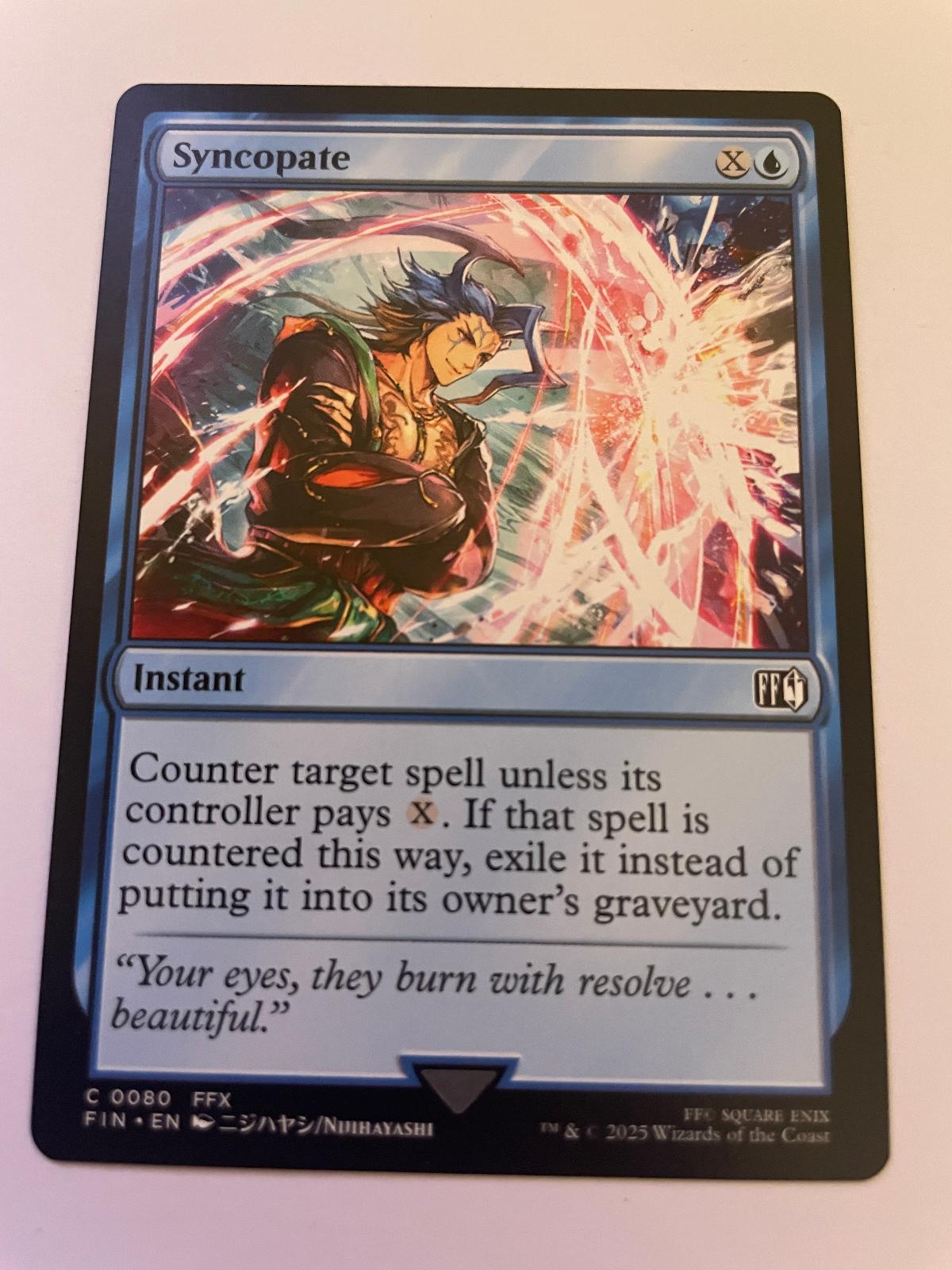 Syncopate 80 Common FINAL FANTASY Magic: The Gathering Near Mint