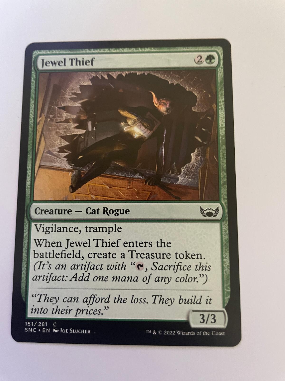 Jewel Thief 151 Common Streets of New Capenna Magic: The Gathering Near Mint