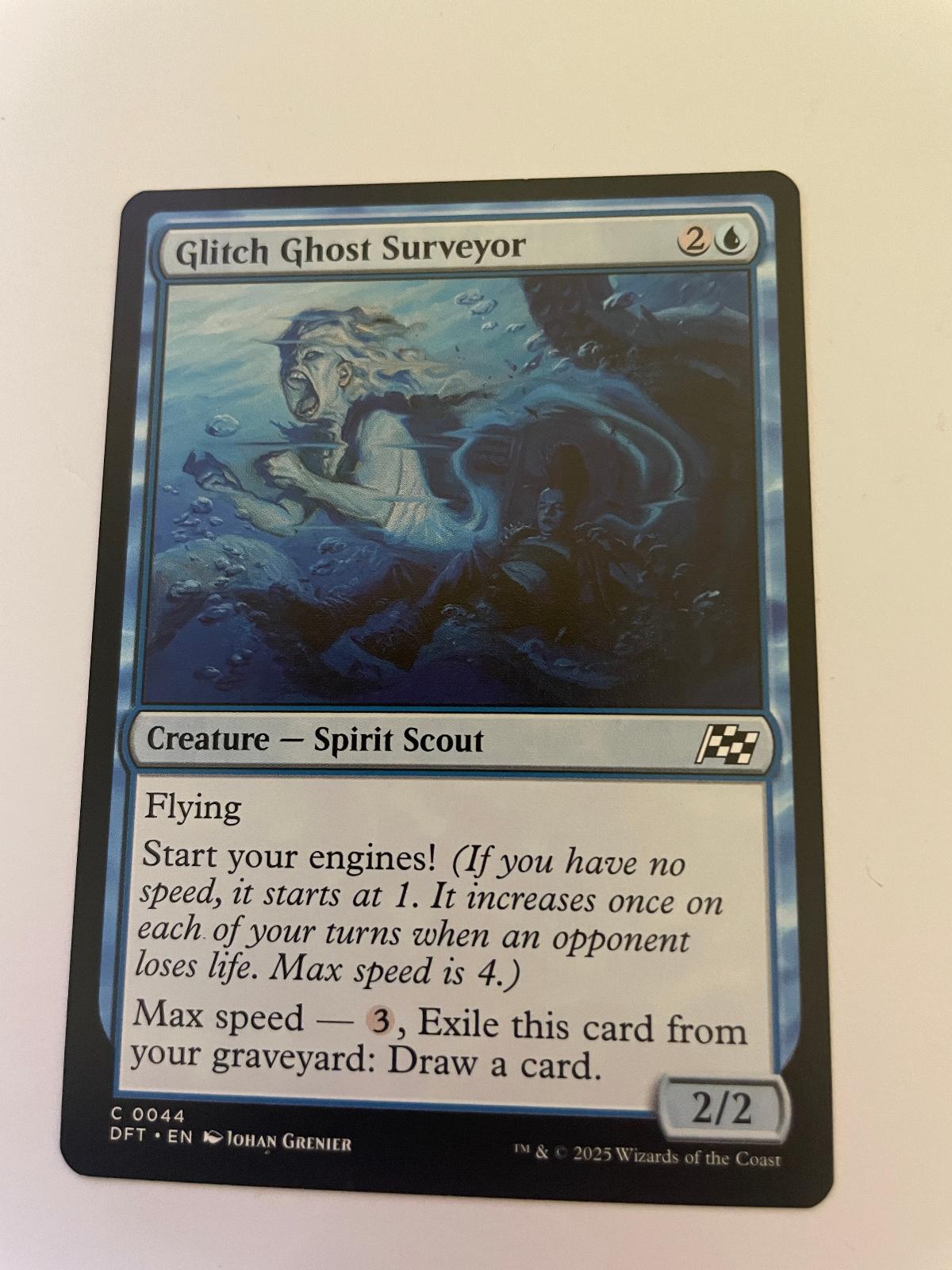 Glitch Ghost Surveyor 44 Common Aetherdrift Magic: The Gathering Near Mint
