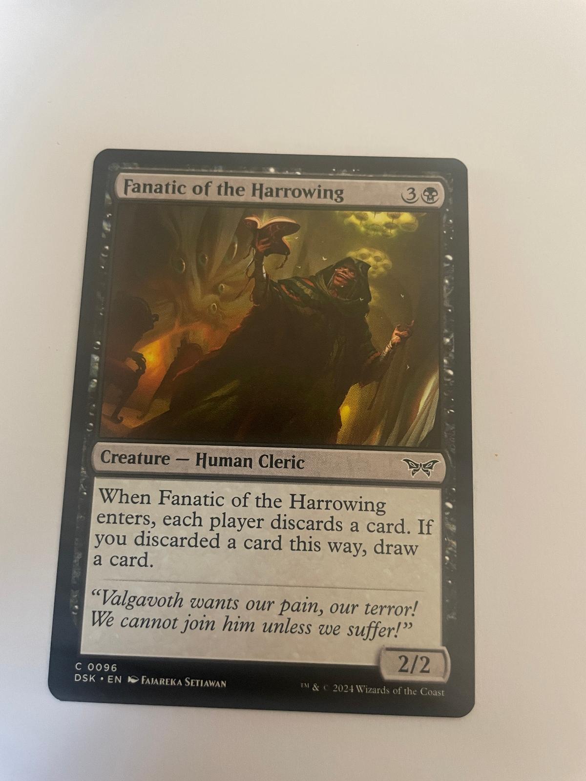 Fanatic of the Harrowing 96 Duskmourn: House of Horror DSK NM