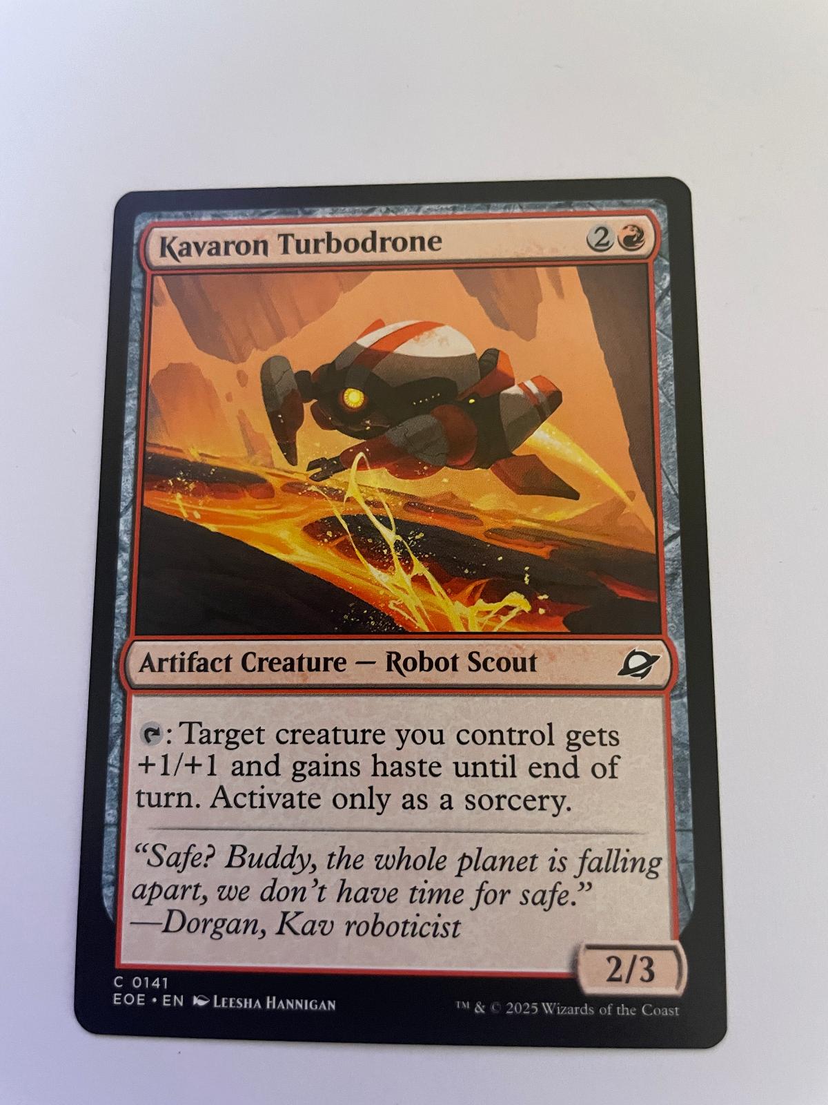 Kavaron Turbodrone 141 Common Edge of Eternities Magic: The Gathering Near Mint