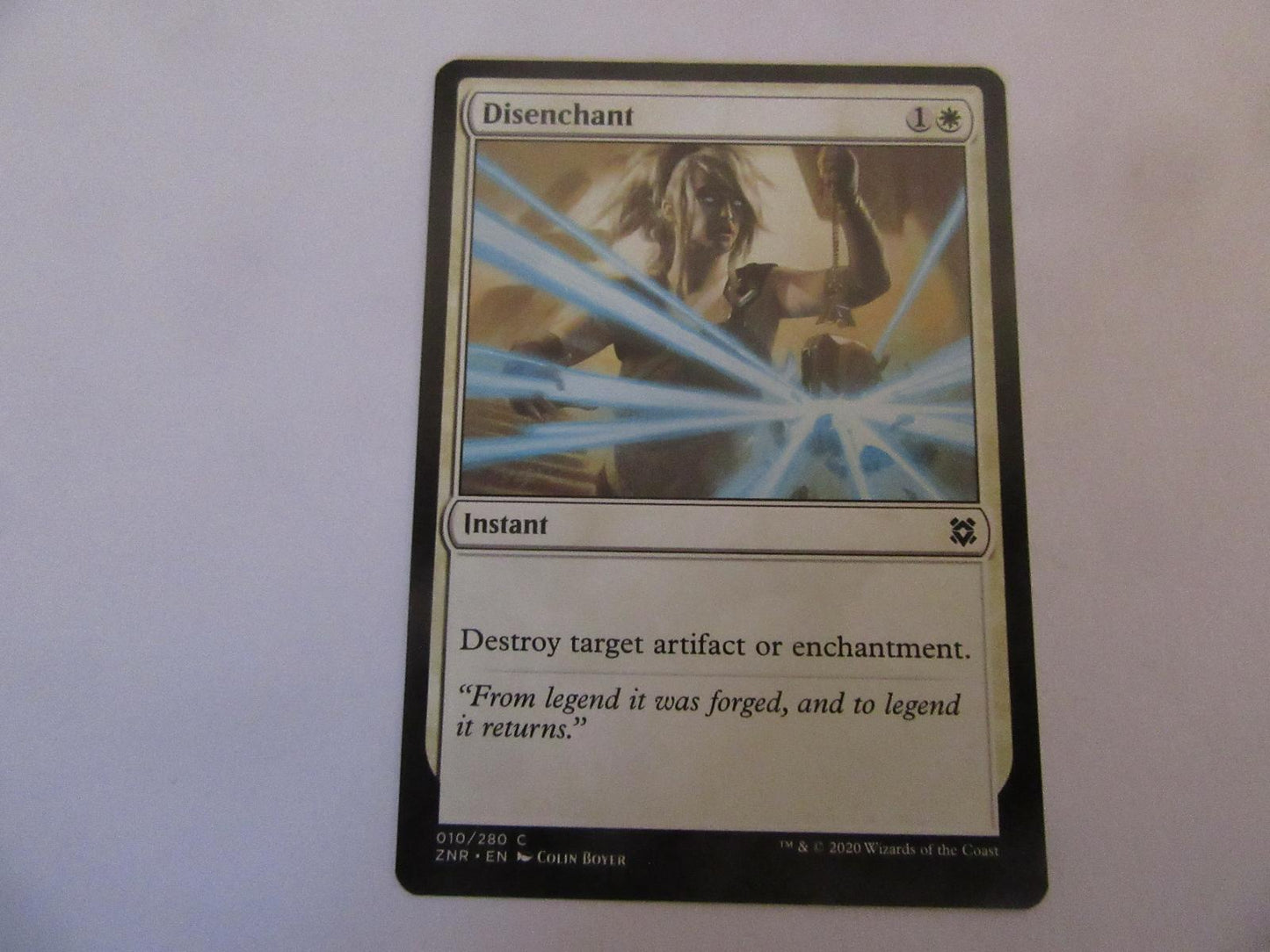 Disenchant 10 Zendikar Rising NM