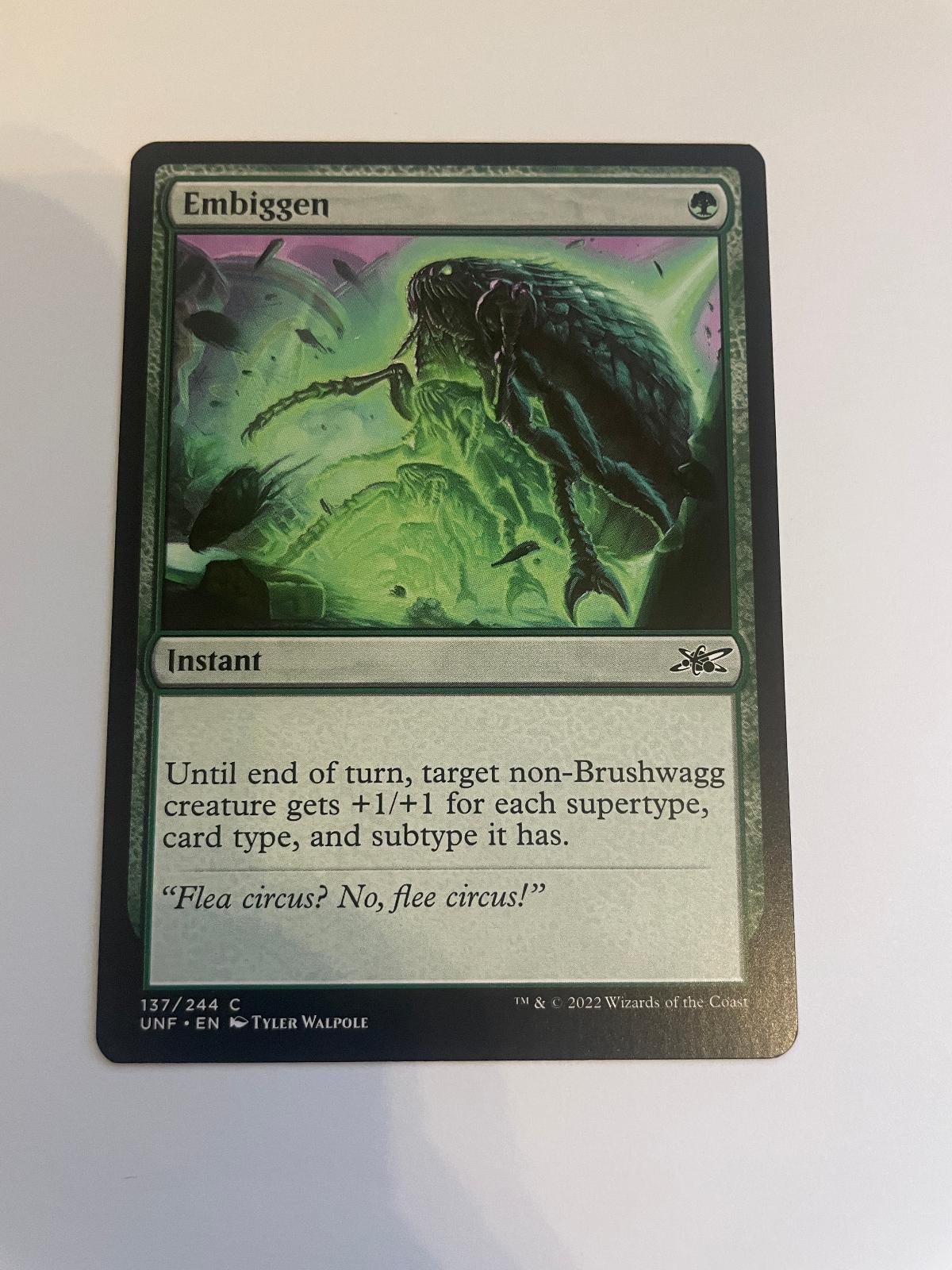 Embiggen 137 Unfinity NM