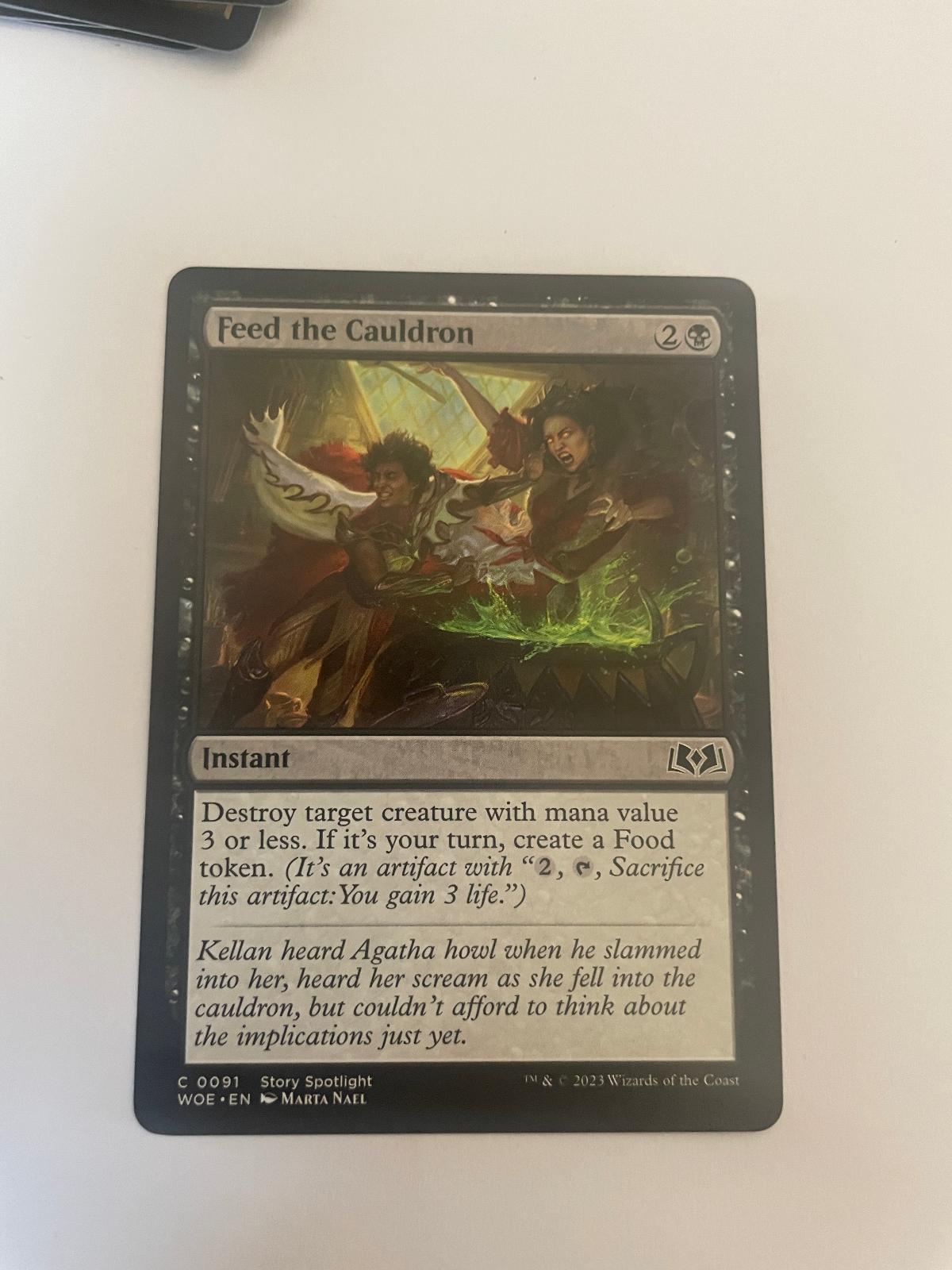 Feed the Cauldron 91 Wilds of Eldraine WOE NM