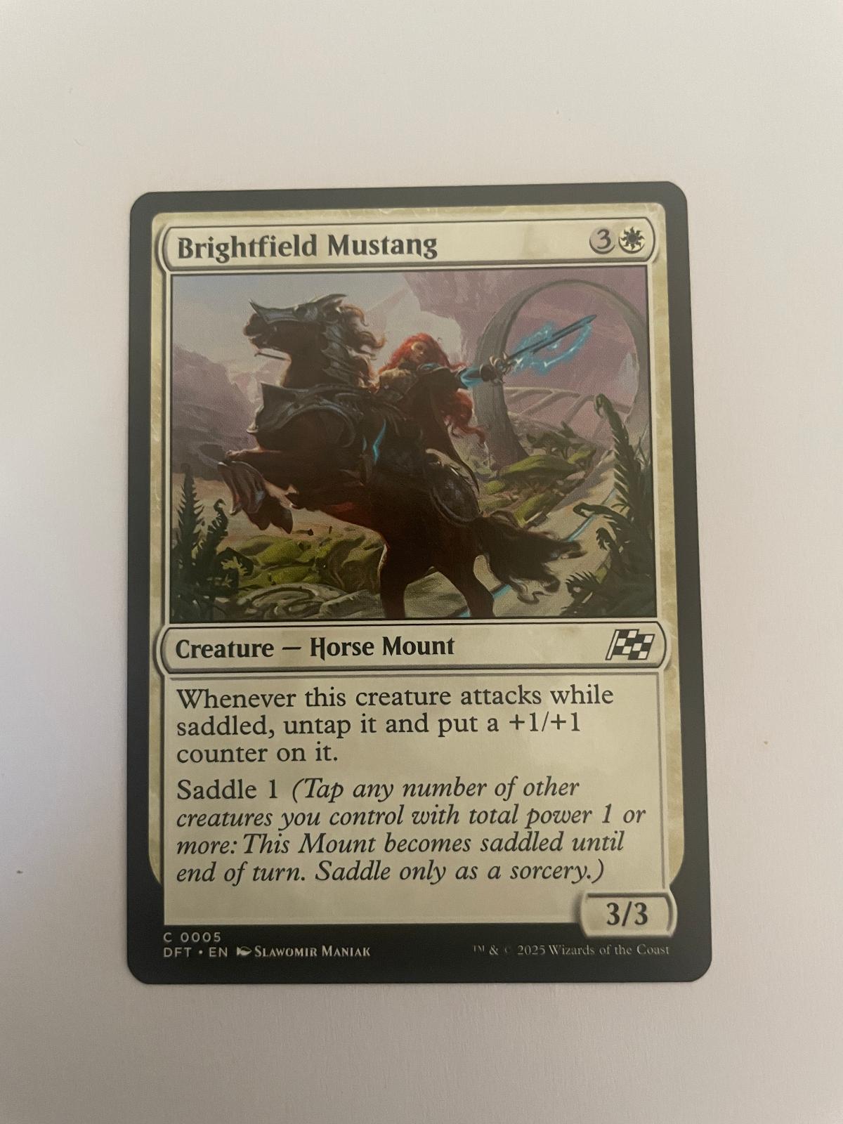 Brightfield Mustang 5 Aetherdrift DFT NM