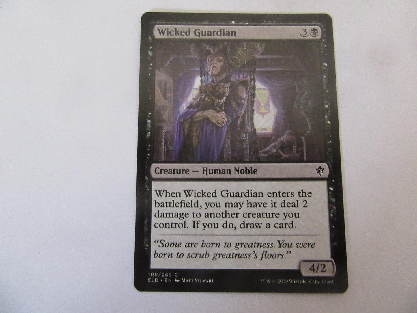 Wicked Guardian 109 Throne of Eldraine NM
