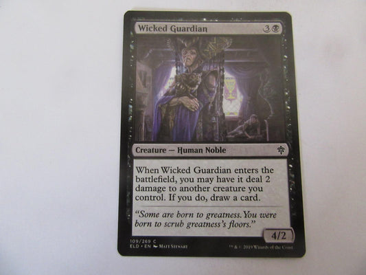 Wicked Guardian 109 Throne of Eldraine NM