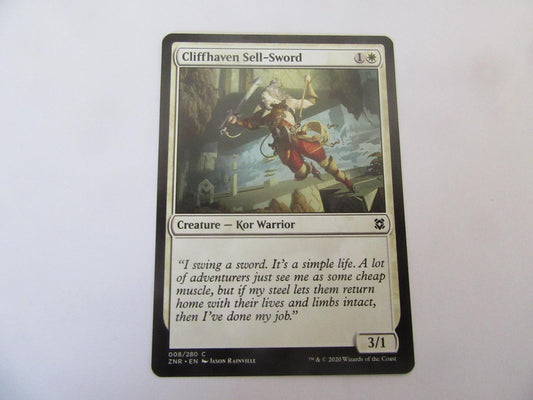 Cliffhaven Sell-Sword 8 Zendikar Rising NM