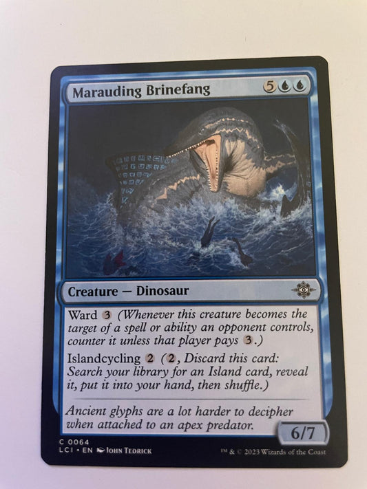 Marauding Brinefang 64 Common The Lost Caverns of Ixalan Magic: The Gathering NM