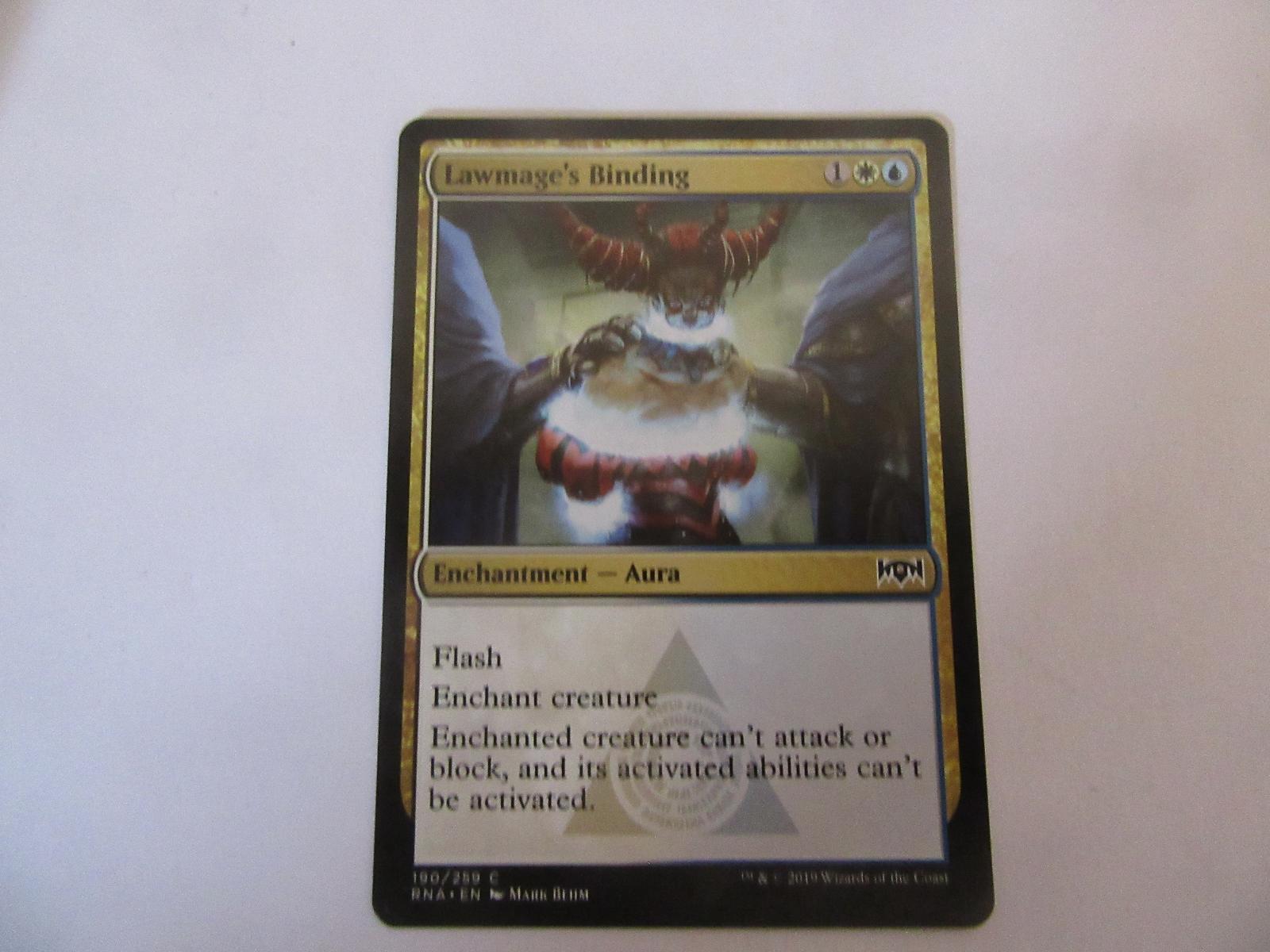 Lawmage's Binding 190 Ravnica Allegiance NM